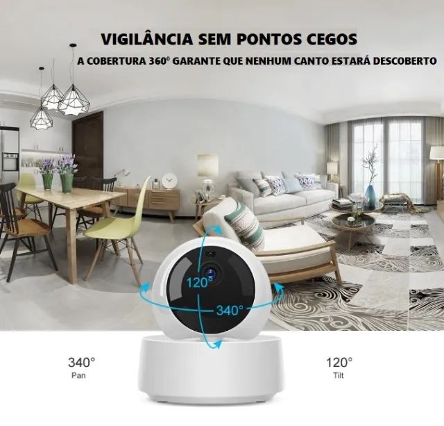 Câmera de Segurança Sonoff 360° com Alexa e Google Home - Foto 3