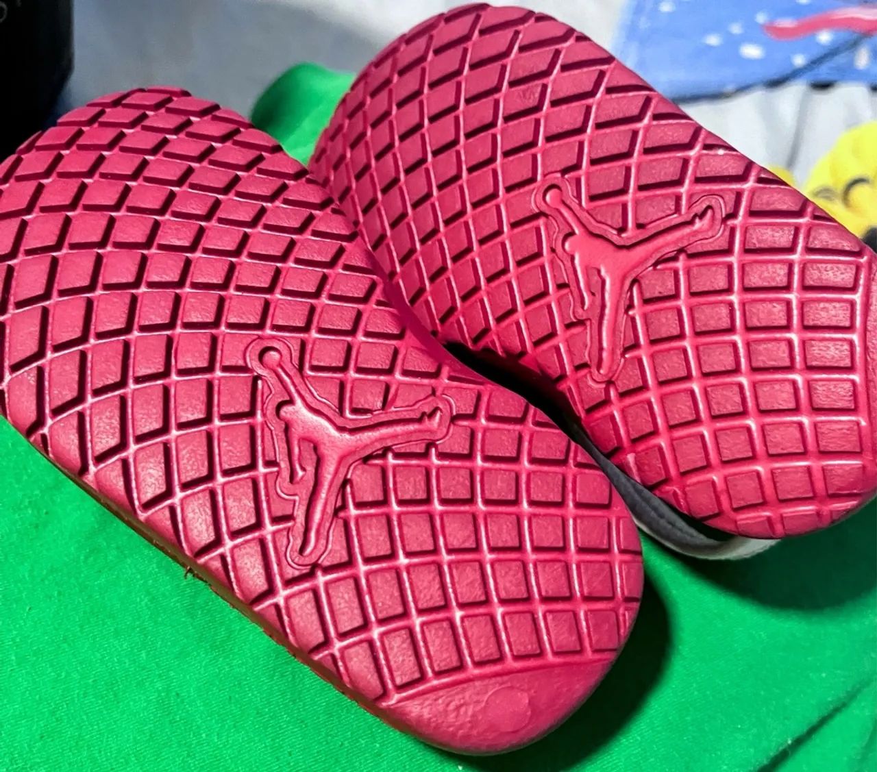 Chinelo  Nike Jordan Infantil - Vermelhas - Foto 3