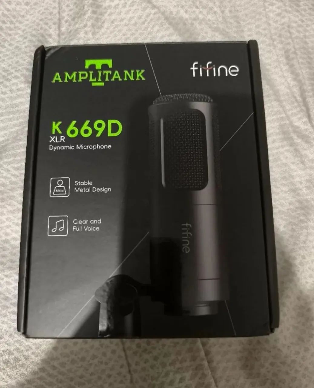 Microfone Fifine K669D XLR Dinâmico