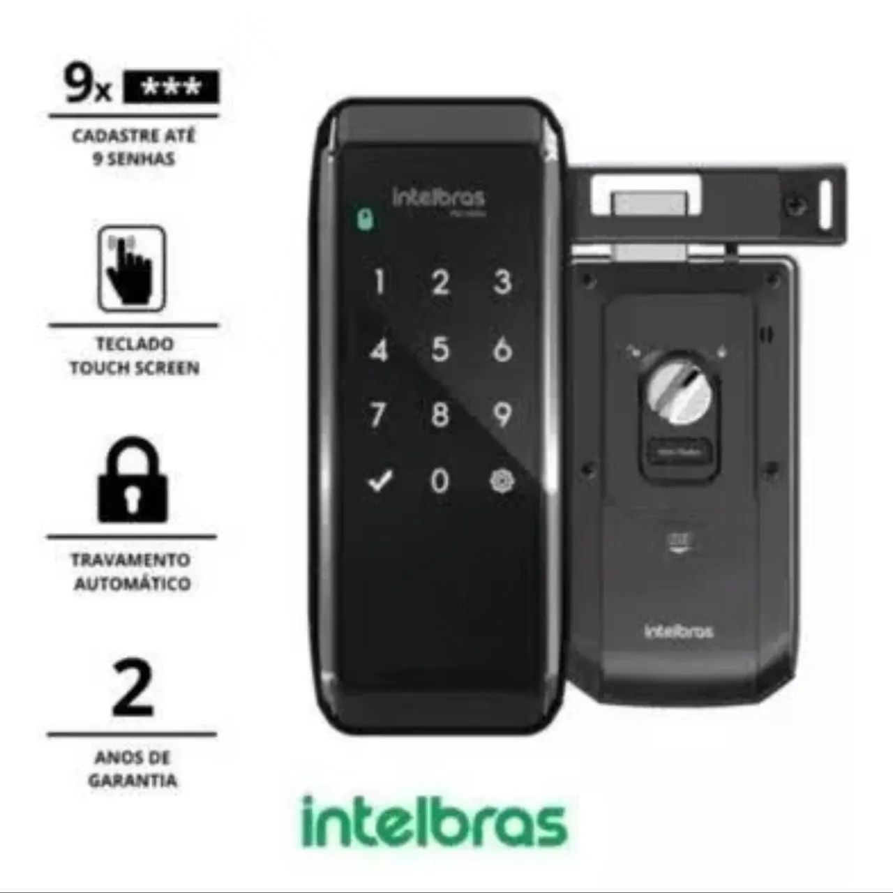 Fechadura Digital Intelbras c/ Teclado Touch Screen