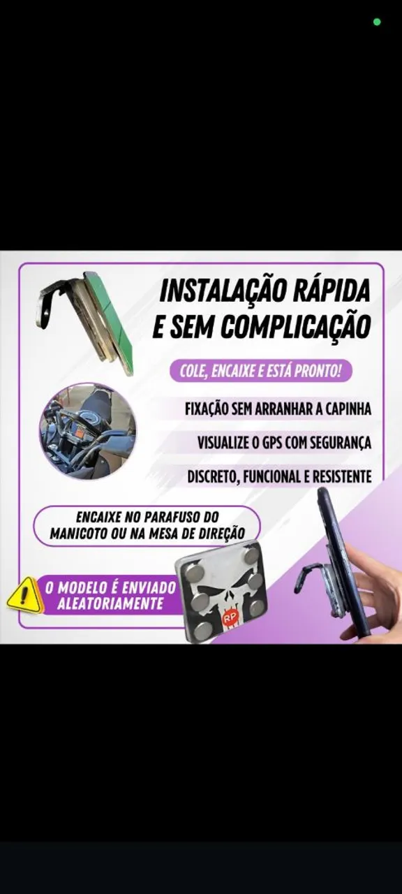 Suporte magnético para celular