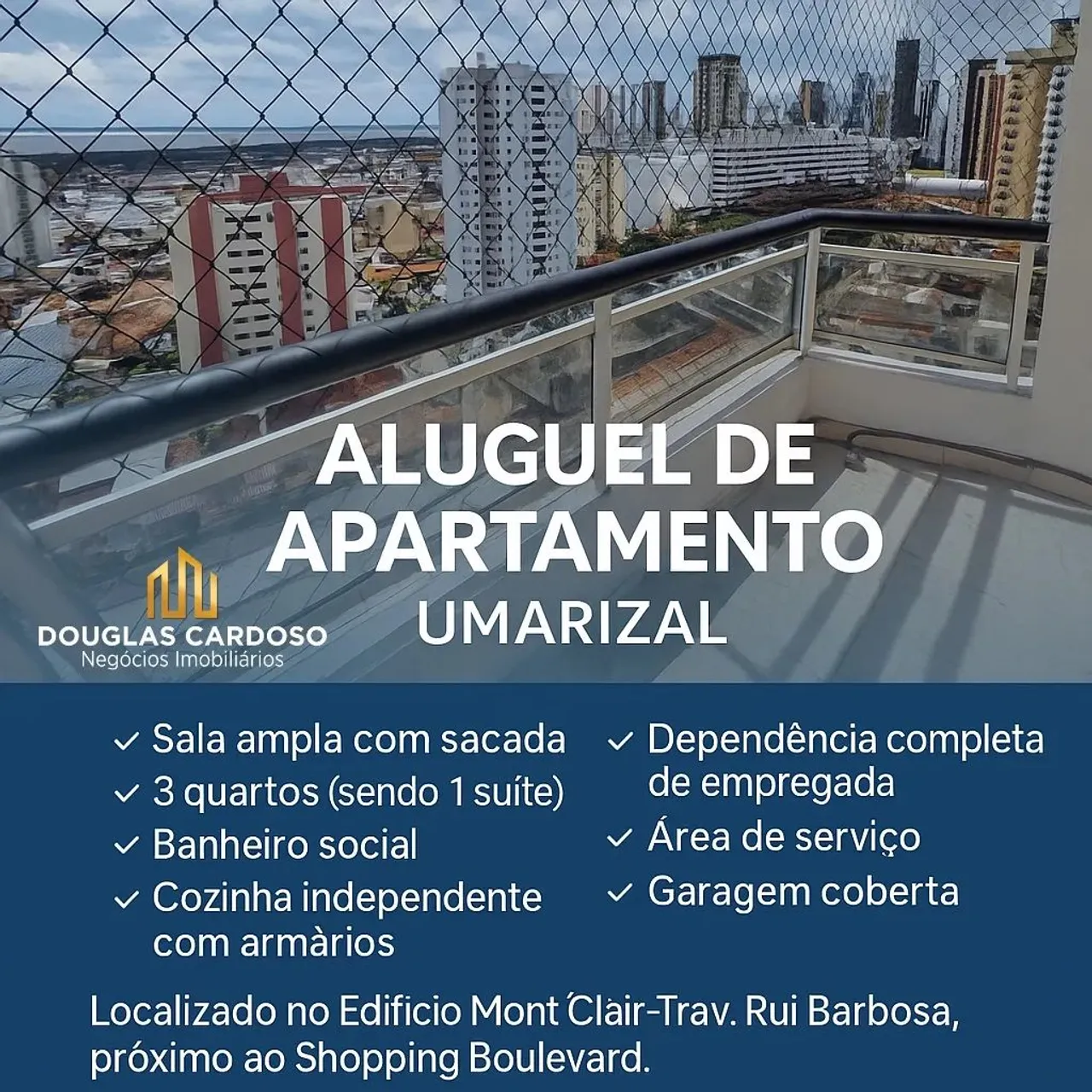 ALUGO APARTAMENTO NO UMARIZAL EM BELÉM