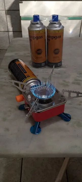 FOGAREIRO PORTÁTIL + 2 REFIL - Foto 6