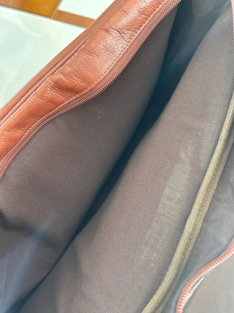 Bolsa executiva masculina couro legítimo  - Foto 4