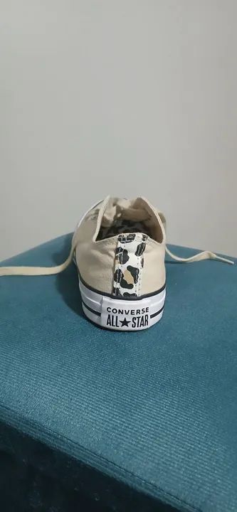 Tênis Converse All Star Bege - Foto 4