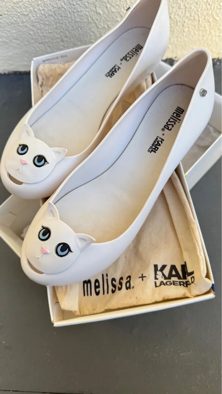 Melissa Karl Lagerfeld Cat Shoes Shoe Collaboration Melissa And