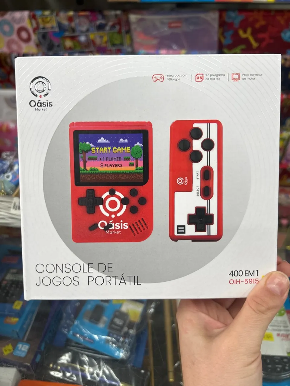 Console de Jogos Portátil 400 jogos