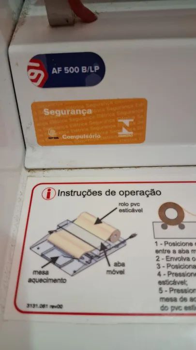 Embaladora com bobina filme plástico ELÉTRICA - Foto 3