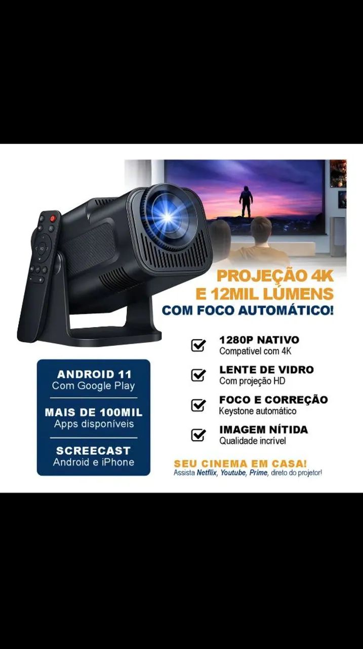 Projetor hy 320 mini 64297560658689122