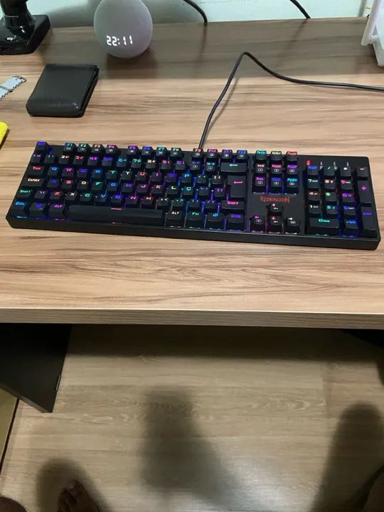 Teclado Gamer Redragon RGB Mecânico - Foto 2