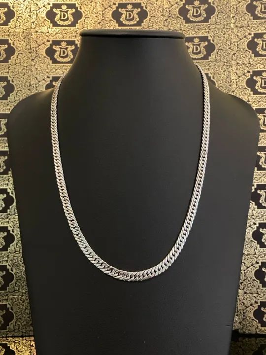 Corrente em Ouro Branco 18K 750 35 gramas 