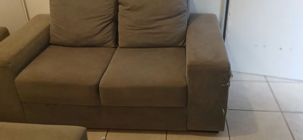 Sofá 2 lugares +2 lugares + puff extra grande  - Foto 4