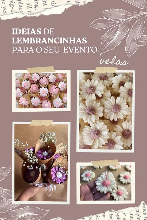 Lembrancinhas de Vela para seu evento!
