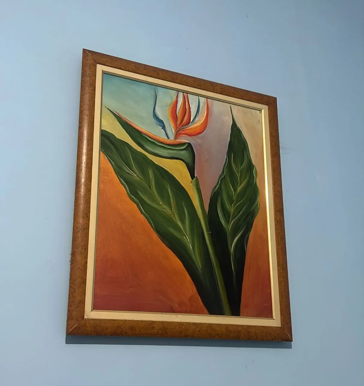 Quadro Decorativo Flor com moldura