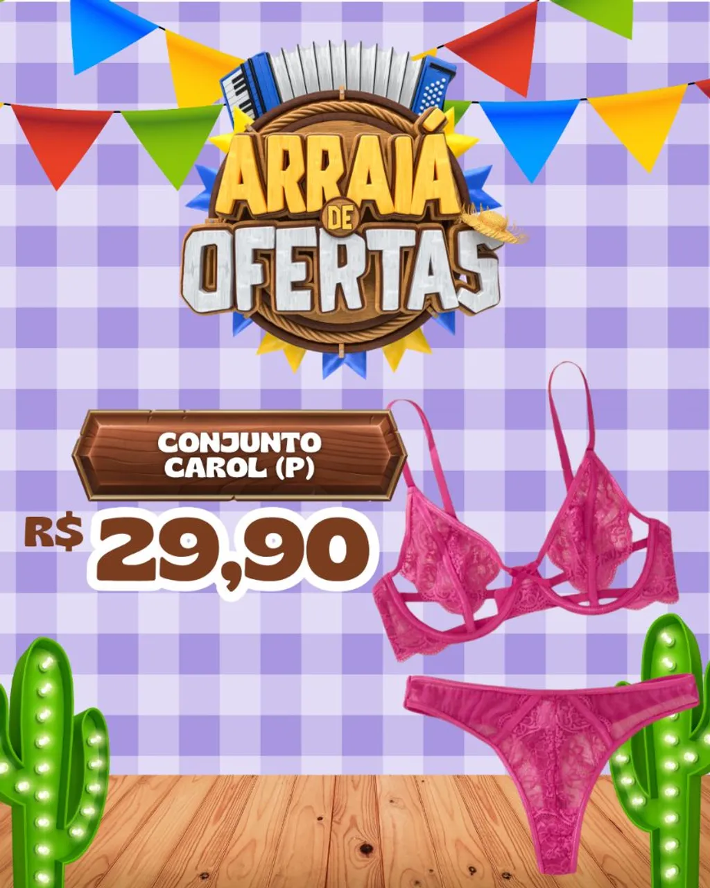 Lingeries em promoção