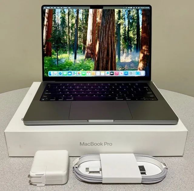 2021 MacBook Pro M1 14インチ 16GB 512GB Apple notebook MacBook Pro (de 14 polegadas, Processador M1 Pro da