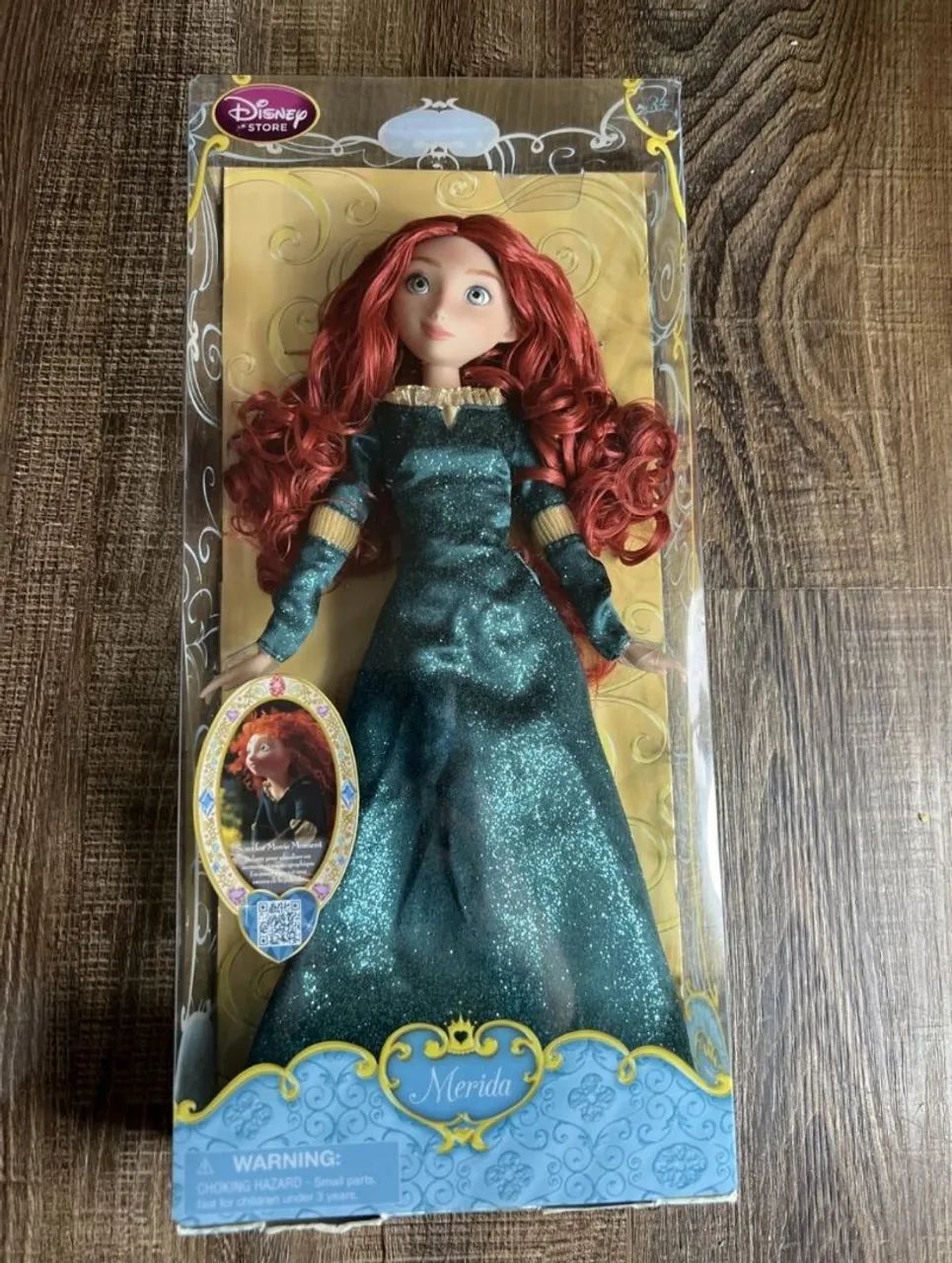 BONECA BARBIE MERIDA PRINCESA DISNEY STORE  NOVA lacrada 