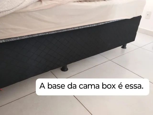 Cama Box Casal - pouco usada - Foto 2