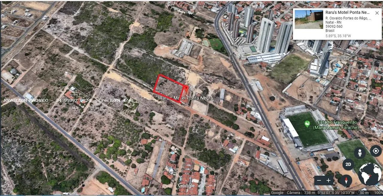 TERRENO EM PONTA NEGRA  6.096m² - PONTA NEGRA - Foto 2