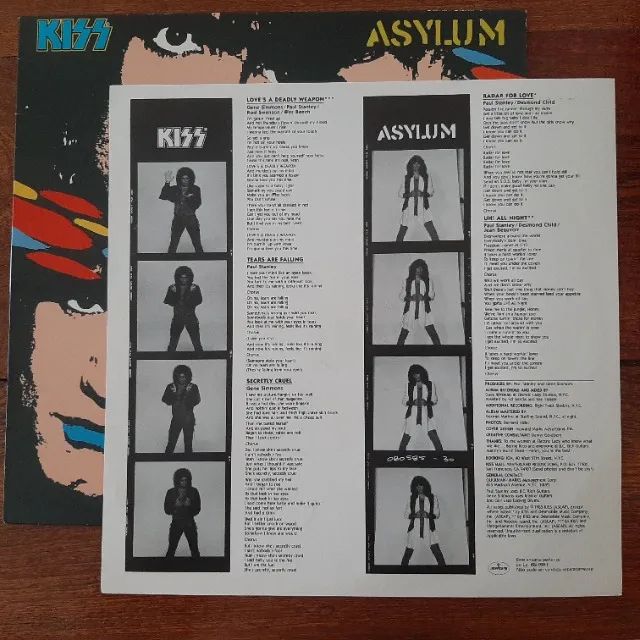 LP Disco de Vinil Kiss Asylum Original C/ Encarte Original 1985 - Foto 5