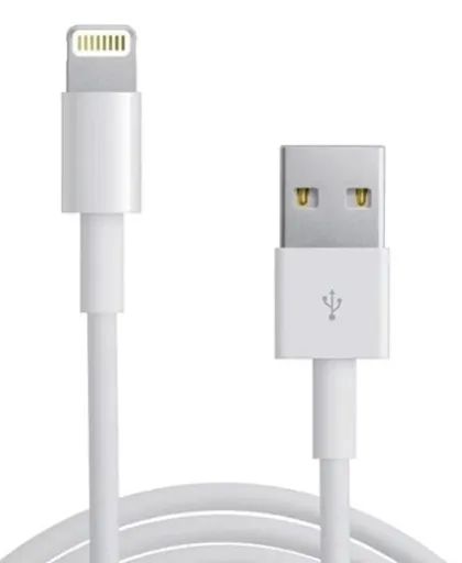 Cabo Fast Charge Turbo Usb Iphone 1m Lightning Compatível Branco - Foto 3