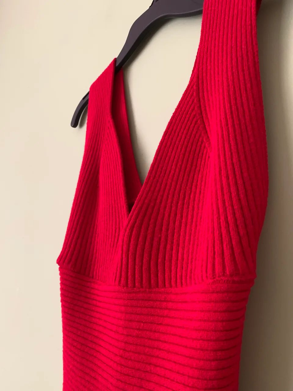 Top Babylook Tricot Vermelho - Foto 3