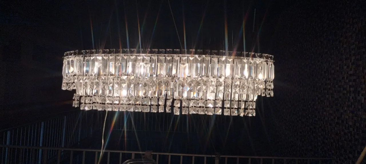 Lustre de Cristal Moderno