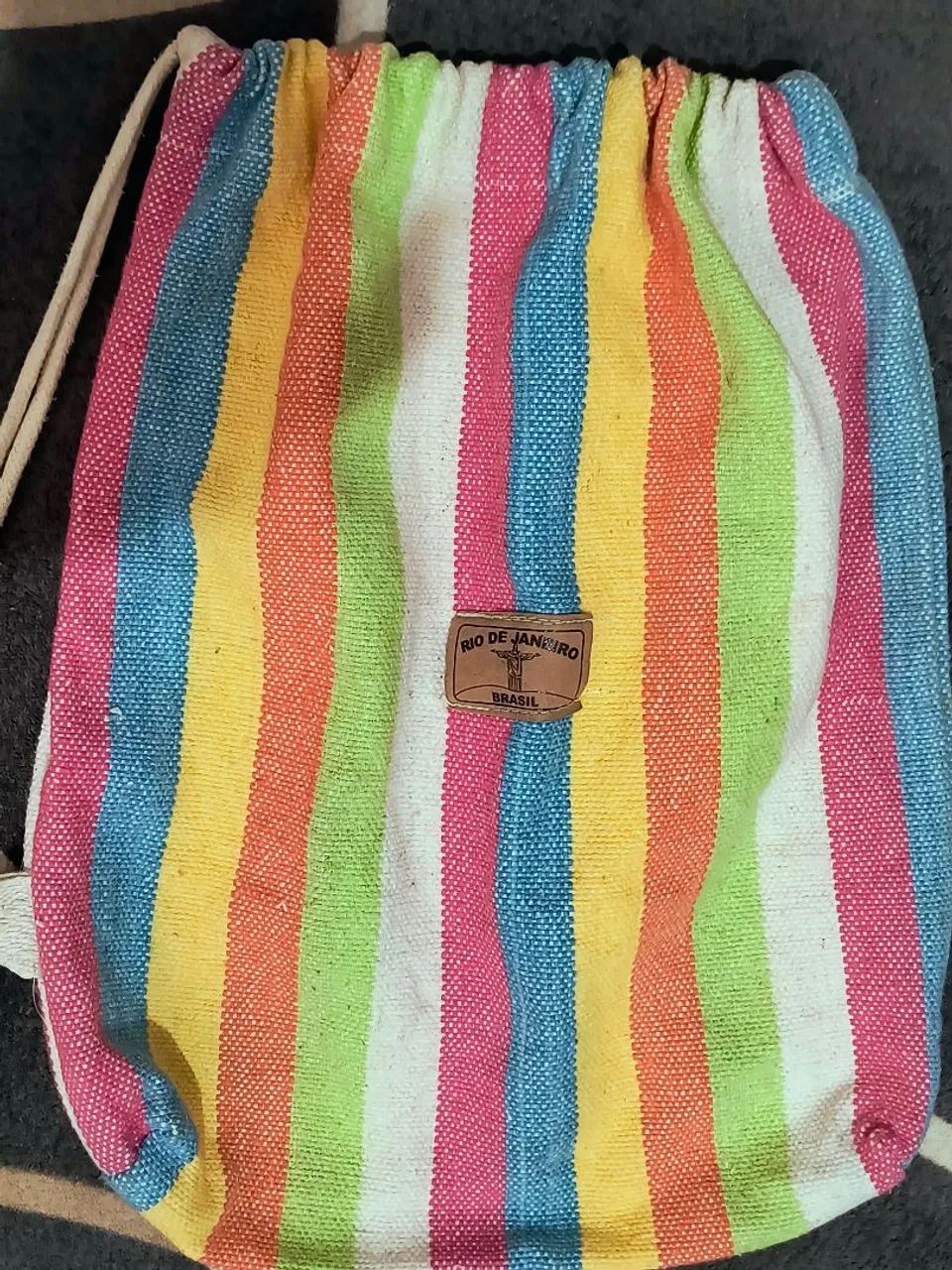 Bolsa de praia colorida Rio de Janeiro
