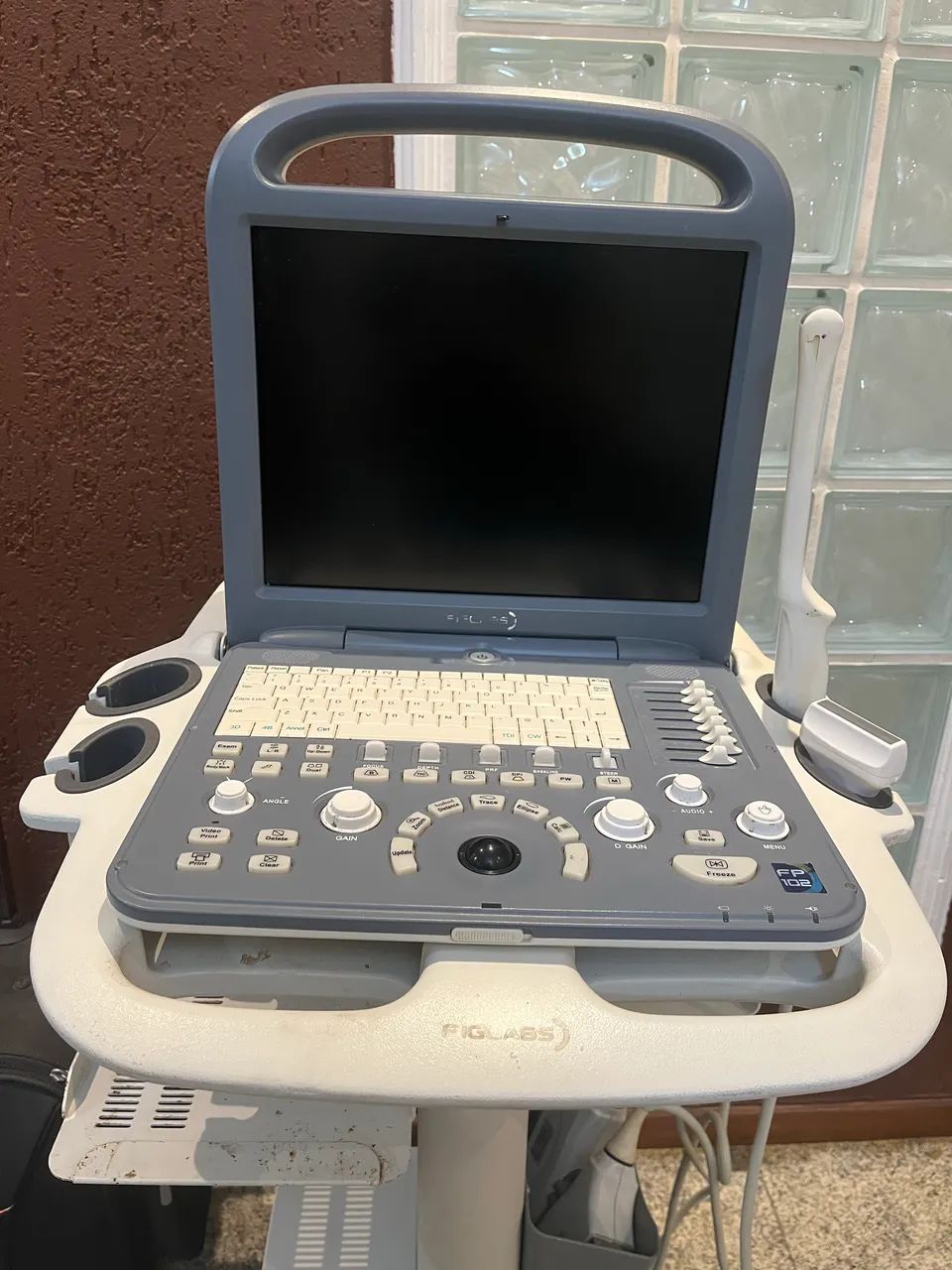Ultrassom portátil FIGLABS com 2 sondas (convexa e linear) - Foto 2