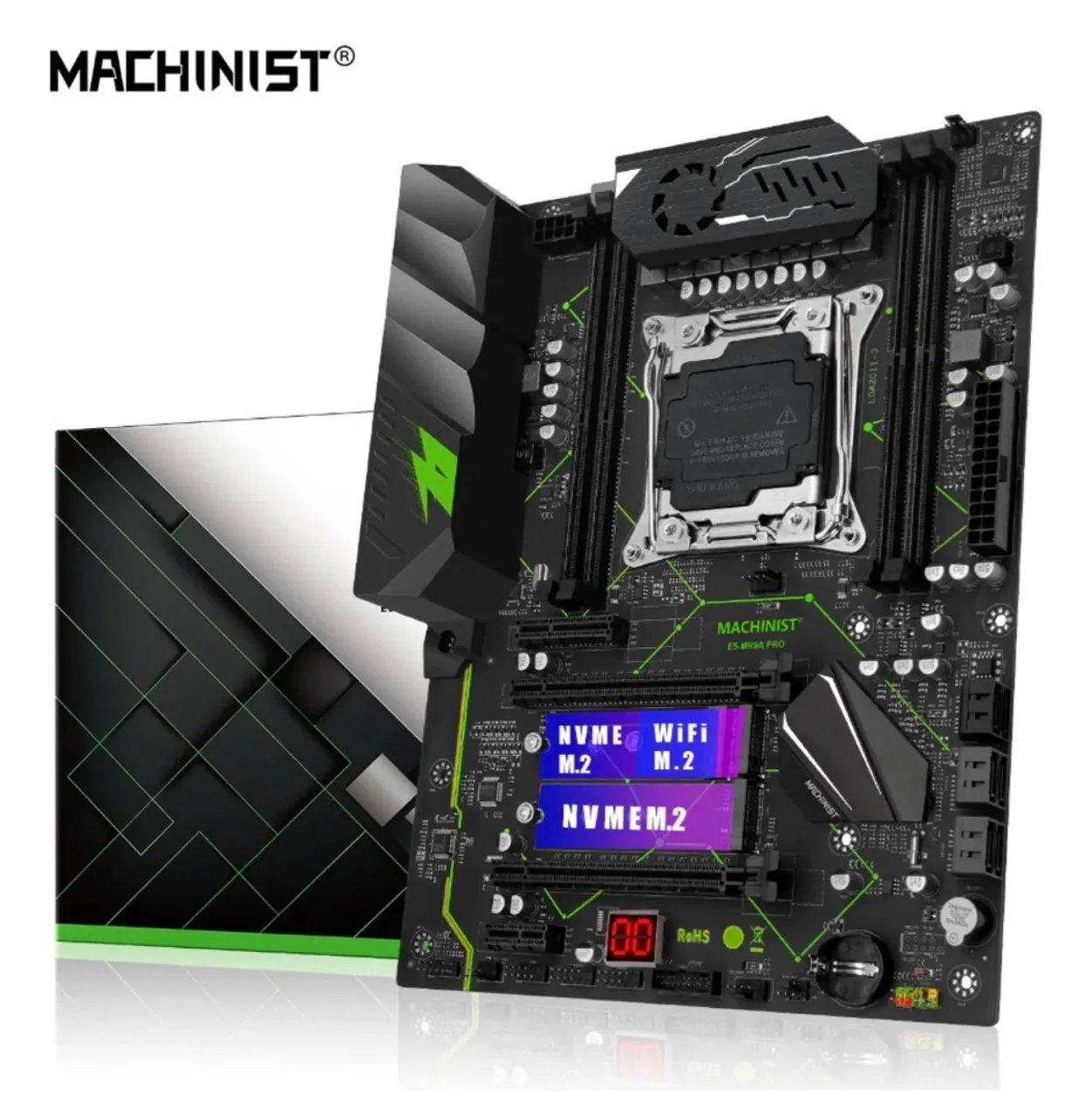 Kit Xeon | Placa Mãe Machinist Mr9a Pro / Xeon E5 2666 V3 / 8 GB RAM