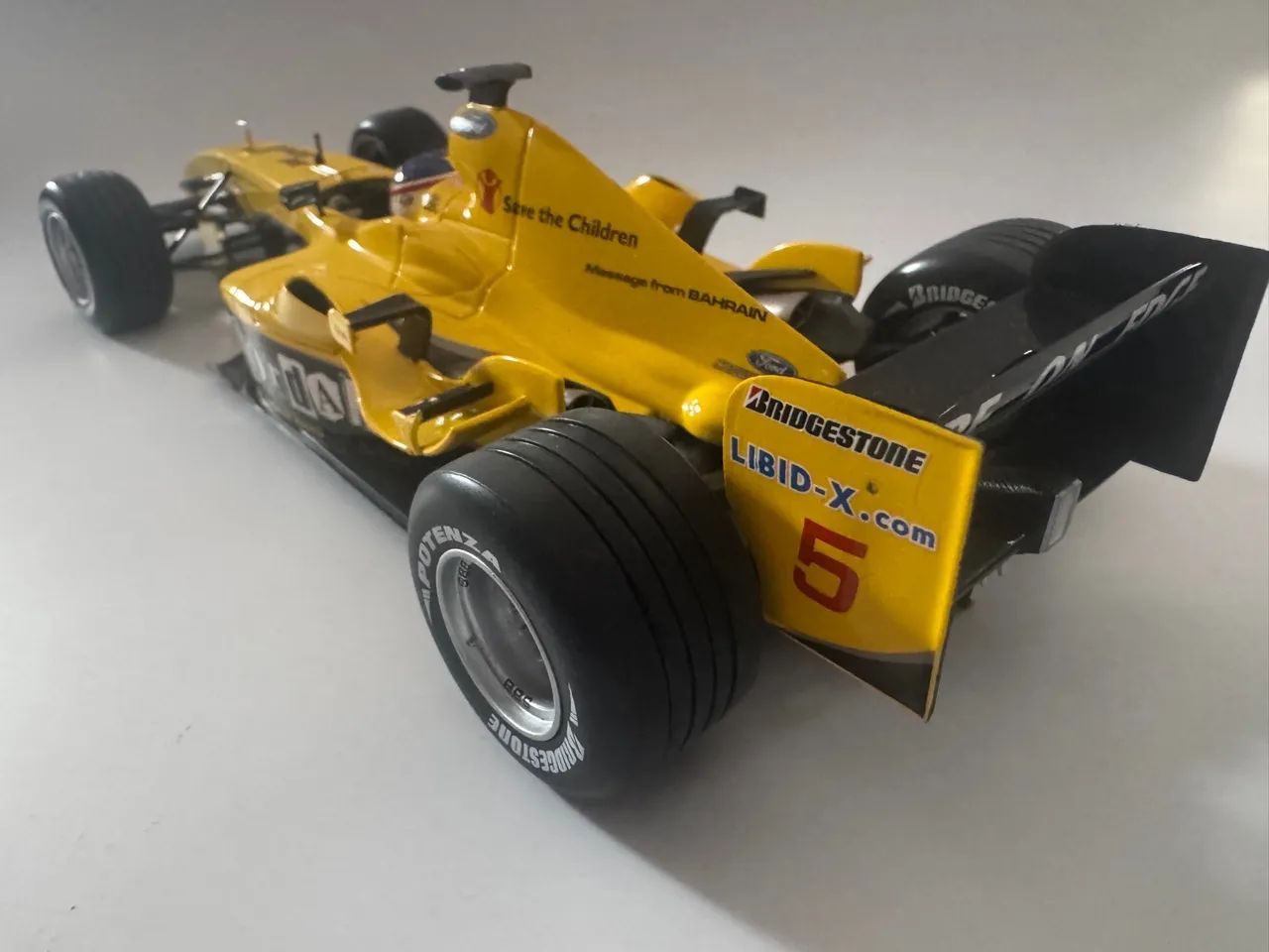 Minichamps 1/18 F1: Jordan EJ 14 2004 N. Mansell. Edição limitada!!! - Foto 4