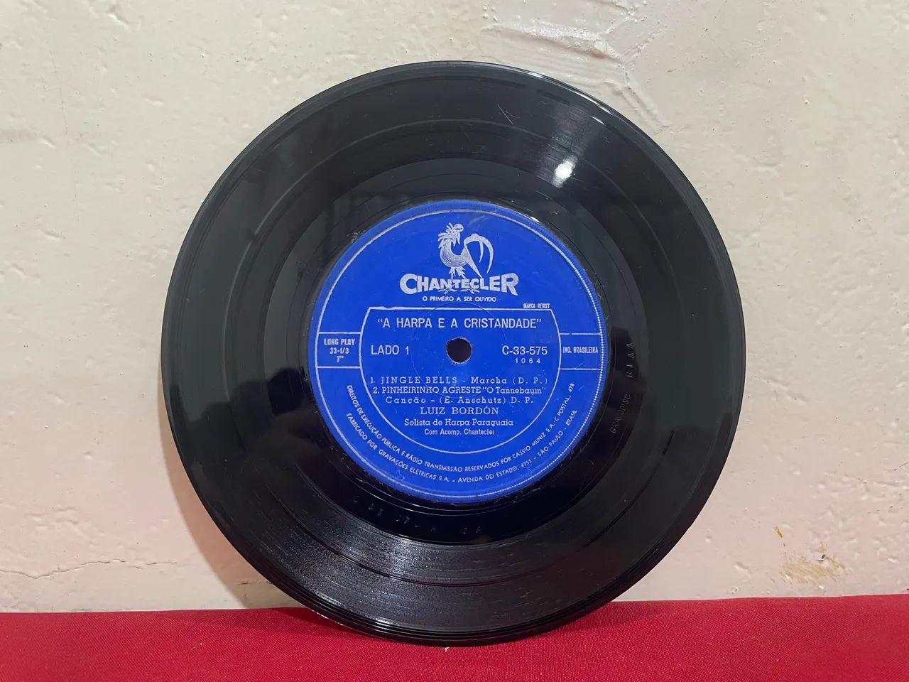 Disco de Vinil Compacto Luís Bordon A Harpa e a Cristandade   - Foto 4