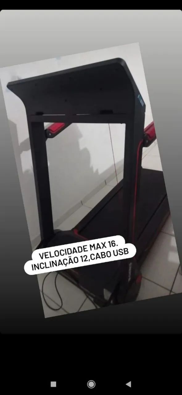 Esteira Elétrica para Treinos em Casa - Foto 2