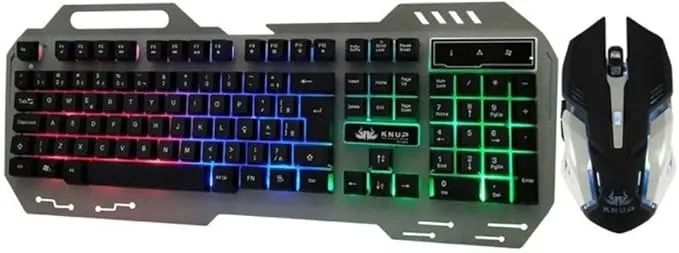 KIT TECLADO GAMER + MOUSE KNUP