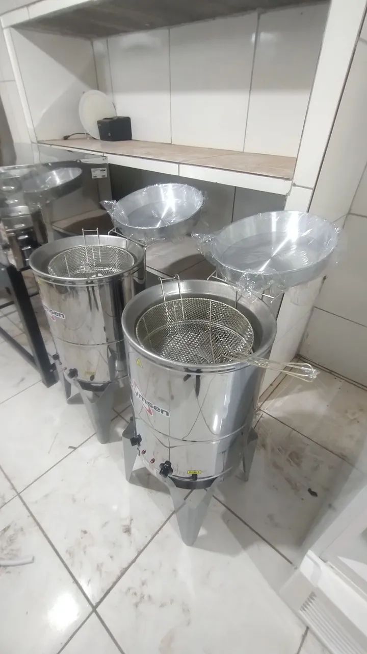 FRITADEIRA ELÉTRICA ÁGUA E ÓLEO 38 LITROS 8.000 E SKYMSEN  - Foto 4