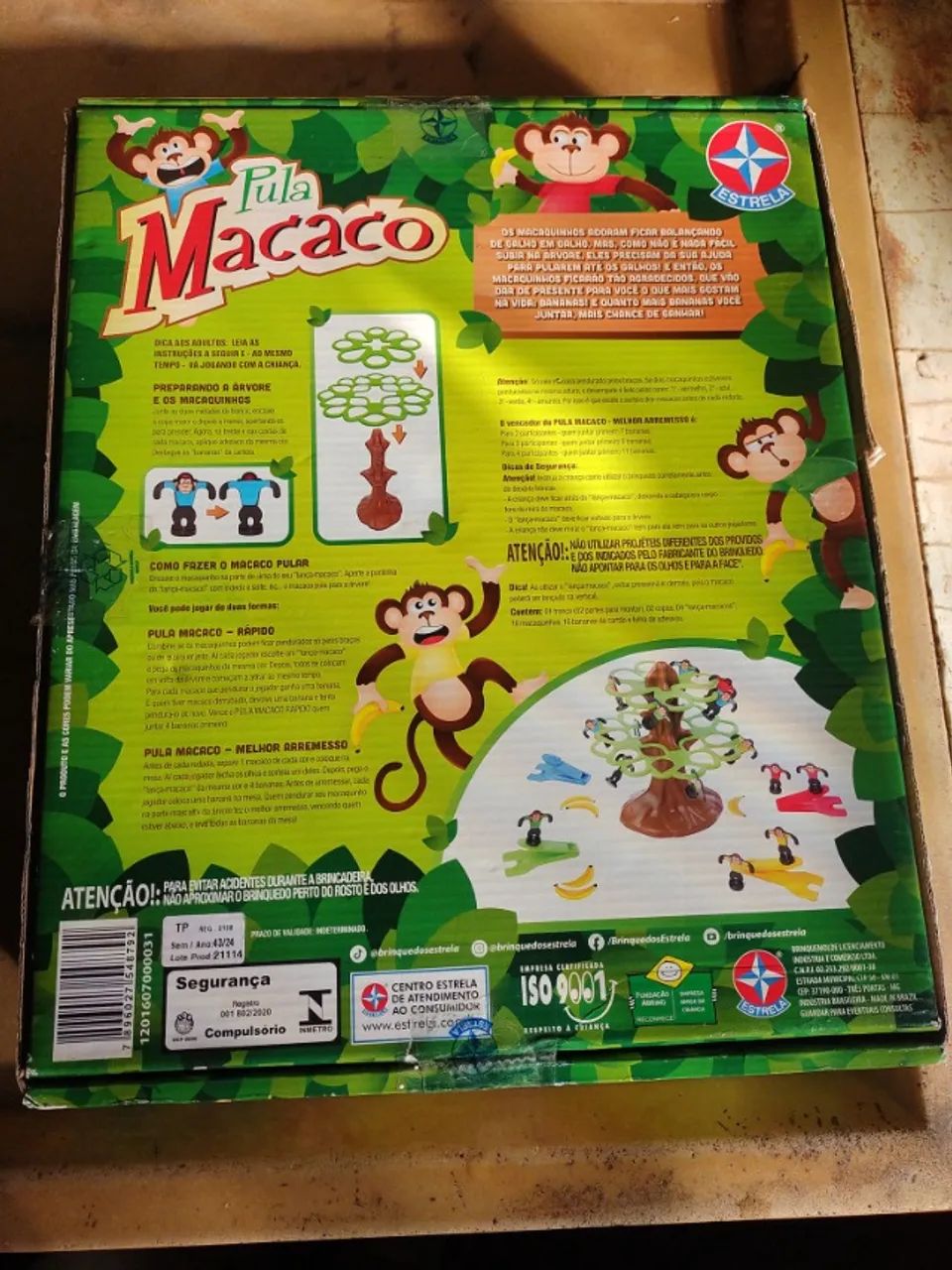 Pula Macaco Brinquedo Completo e Novo Da Estrela - Foto 2