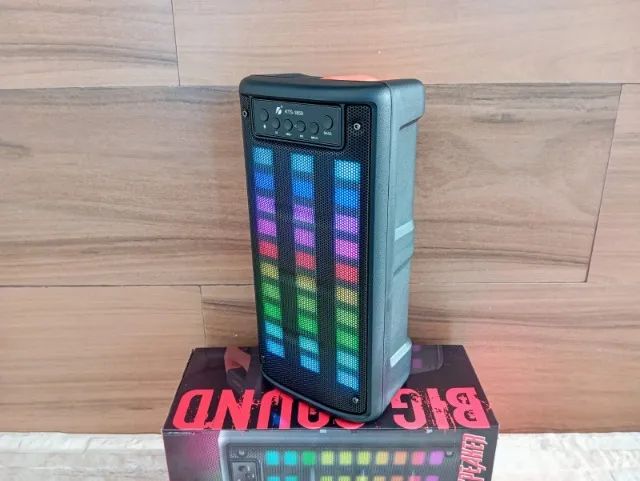 Caixa de Som Bluetooth RGB KTS 20w Potência - Foto 4