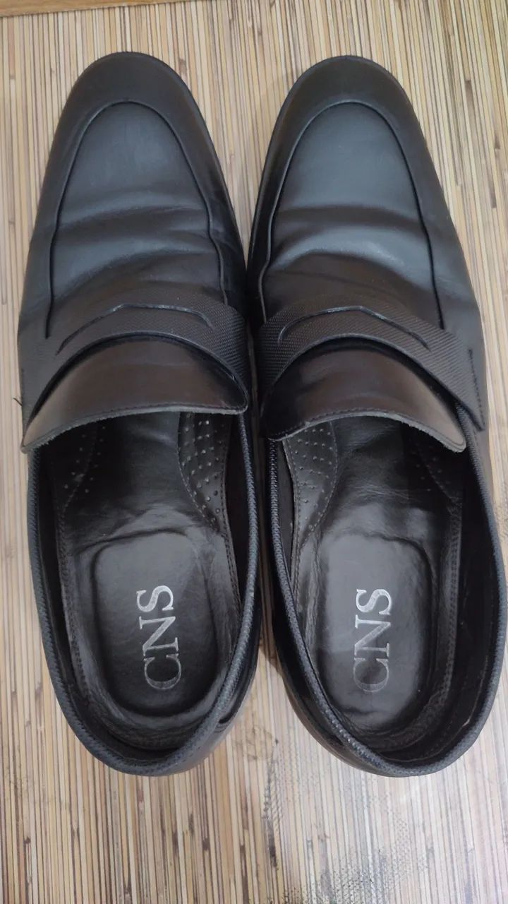 Sapato CNS - Couro legítimo - sem cadarço - Foto 3
