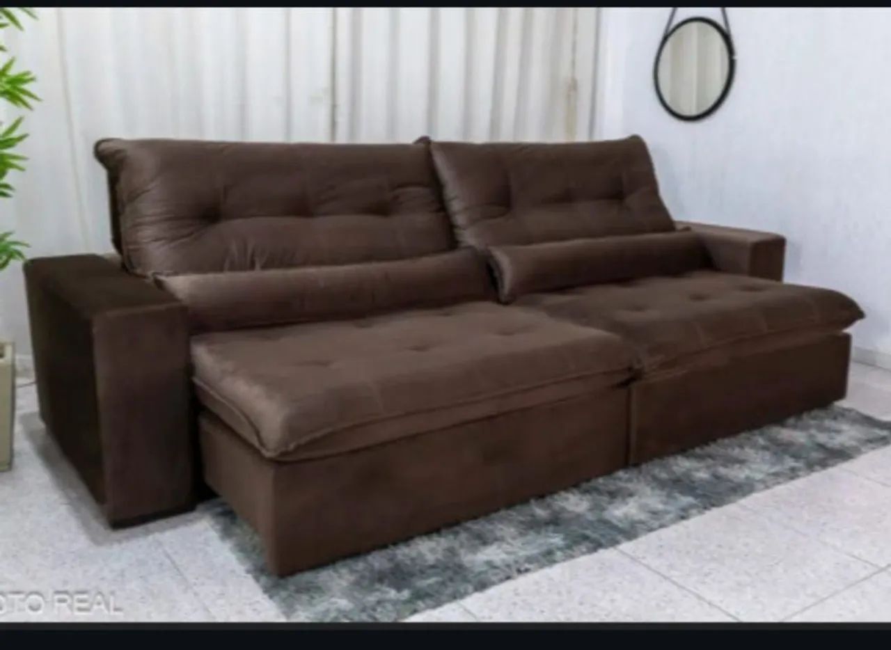 SOFÁ 2.10mts RETRÁTIL E RECLINÁVEL  