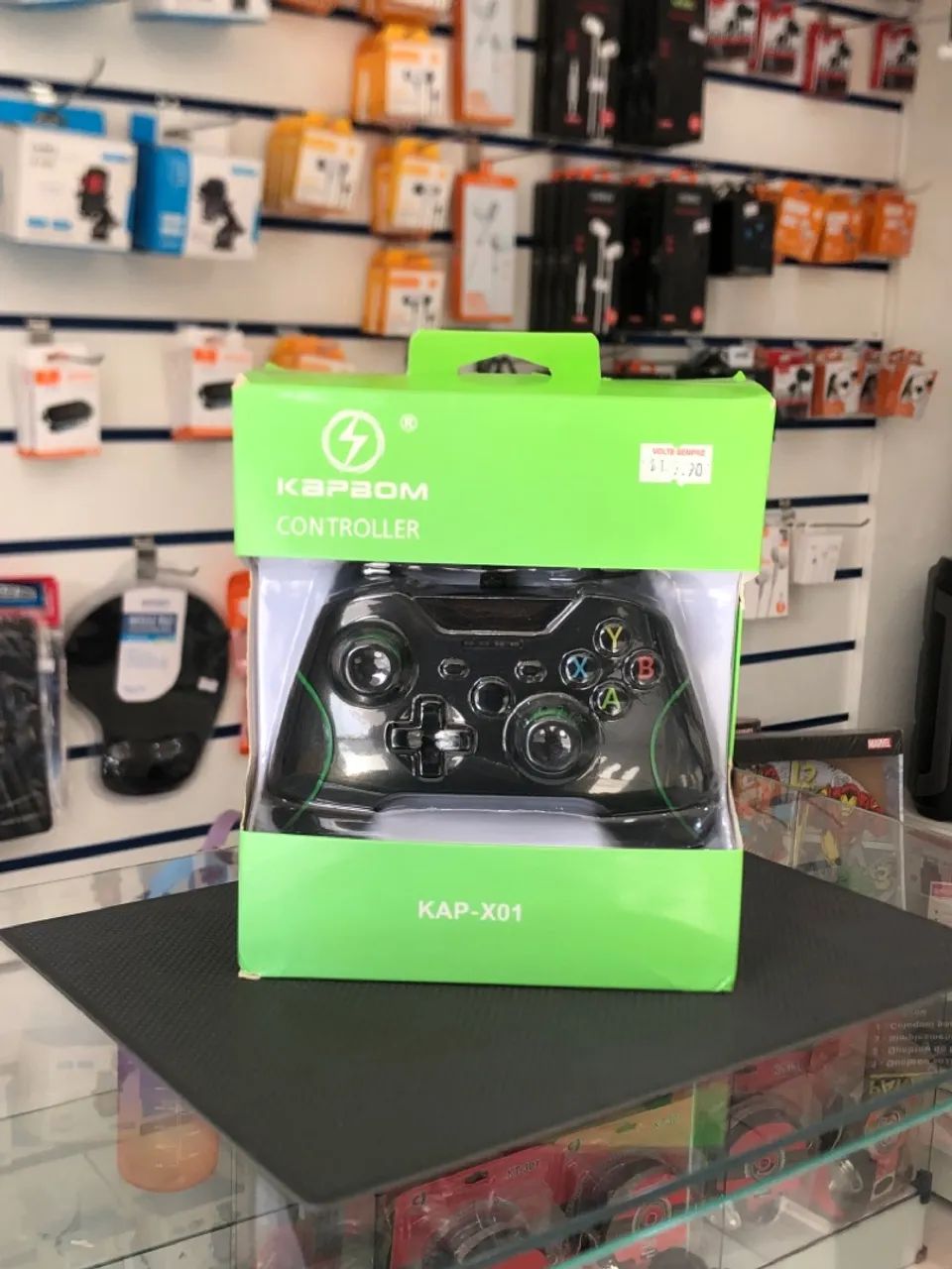 Controle com fio compatível para Xbox One