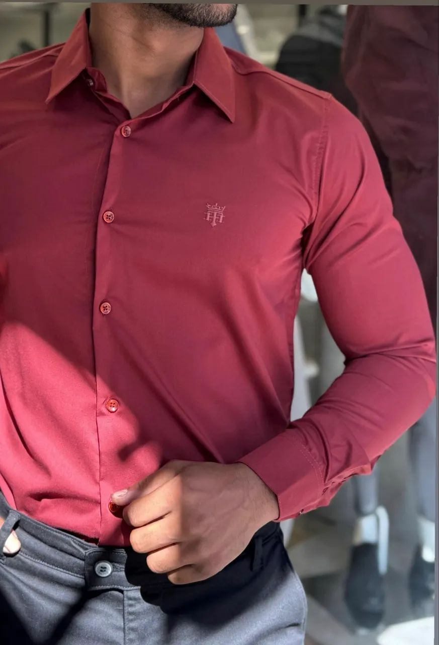 Camisa social fibra de bambu!!! - Foto 5