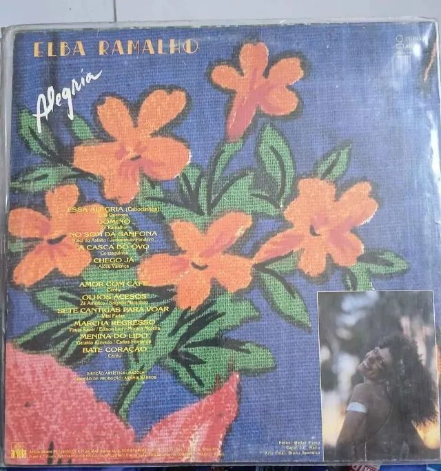 Disco Vinil LP. Elba Ramalho Alegria - Foto 2