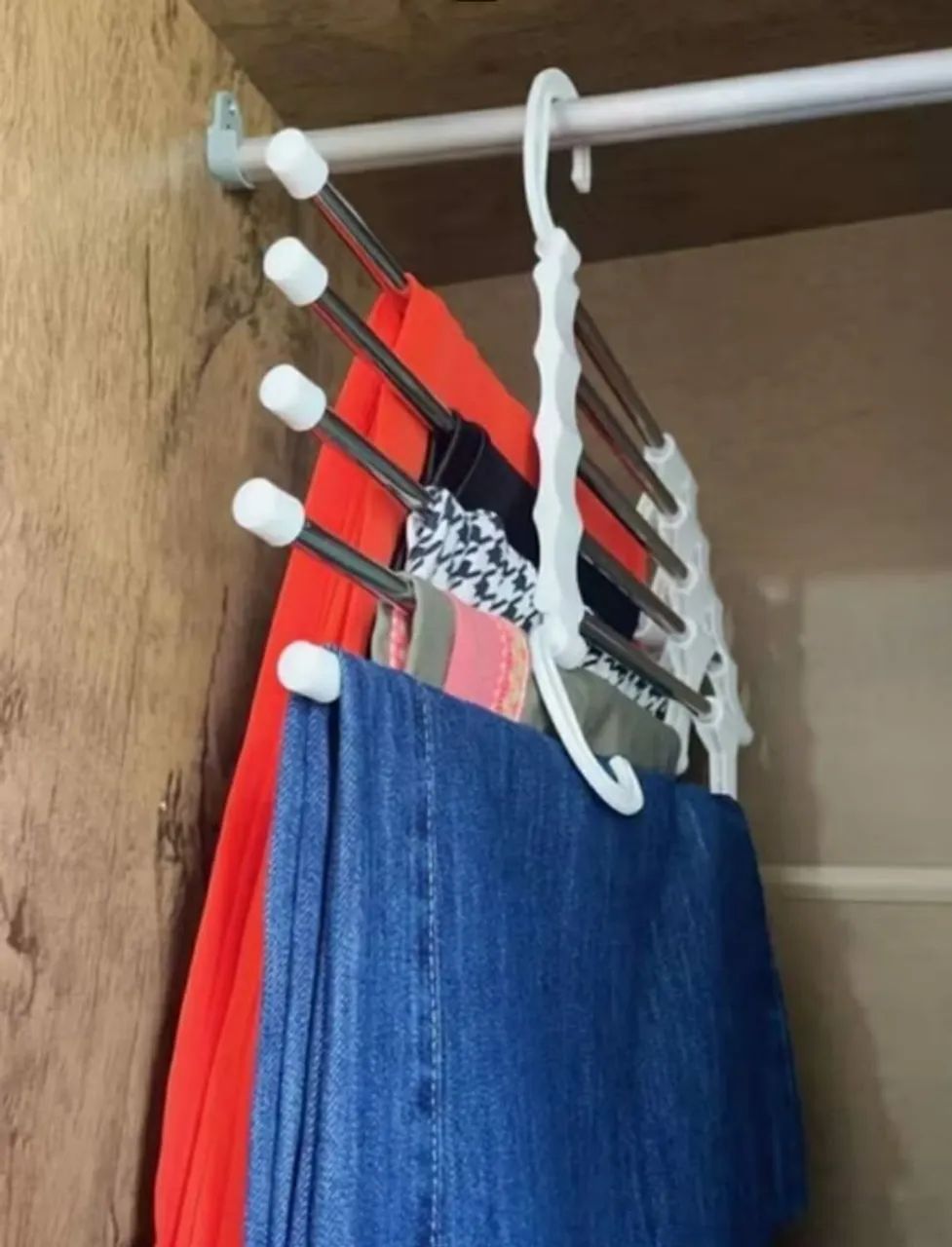 3 cabides 5 em 1 retrátil 