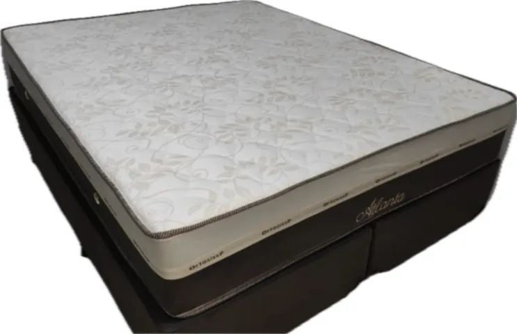 Cama box colchão e base nova 