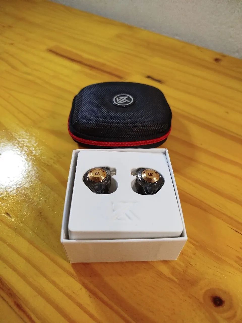 Fone Profissional KZ EDX Pro X - grátis bag - Lacrado! - Foto 5