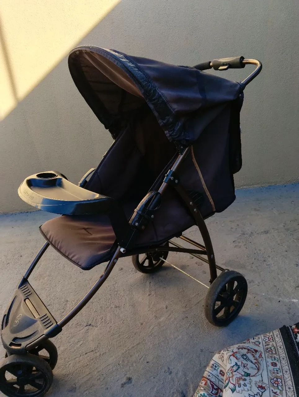 Vendo carrinho de bebe do geito que tá  - Foto 4