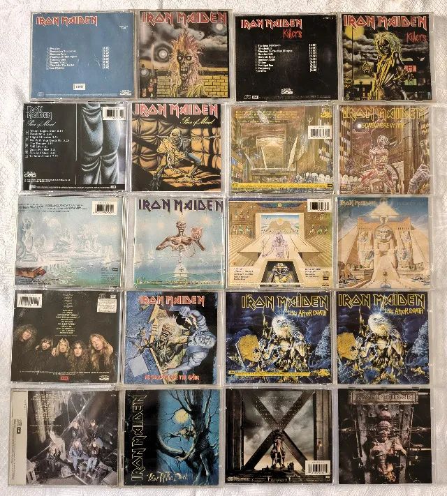 Coleção Iron Maiden - 10 CDs Clássicos - Foto 2