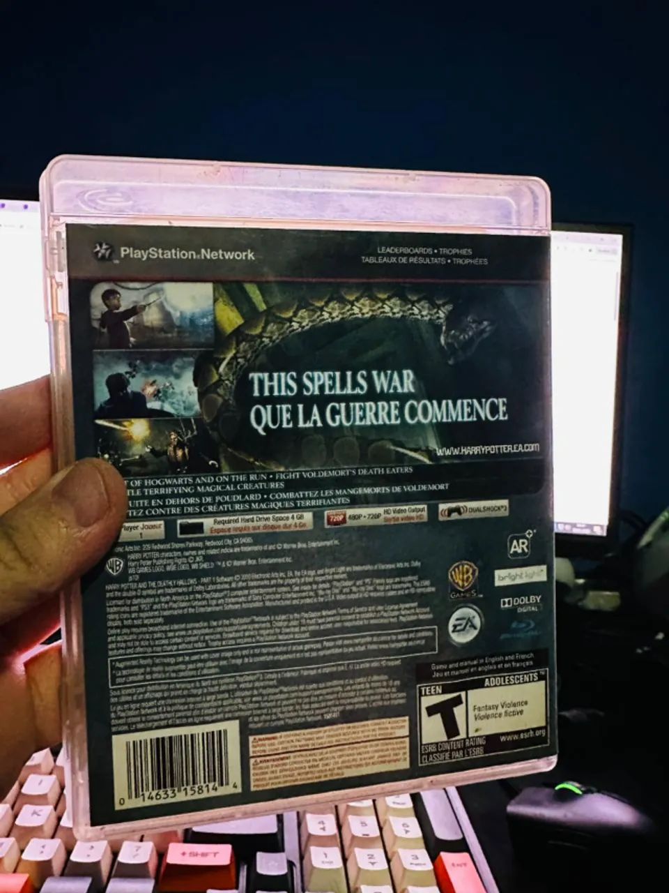 jogo original para ps3 midia fisica - harry potter e as reliquias da morte parte 1 - Foto 3