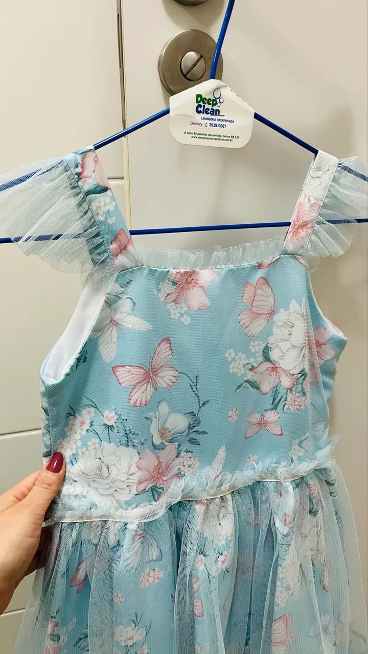 Vestido infantil tamanho 8 - Foto 3