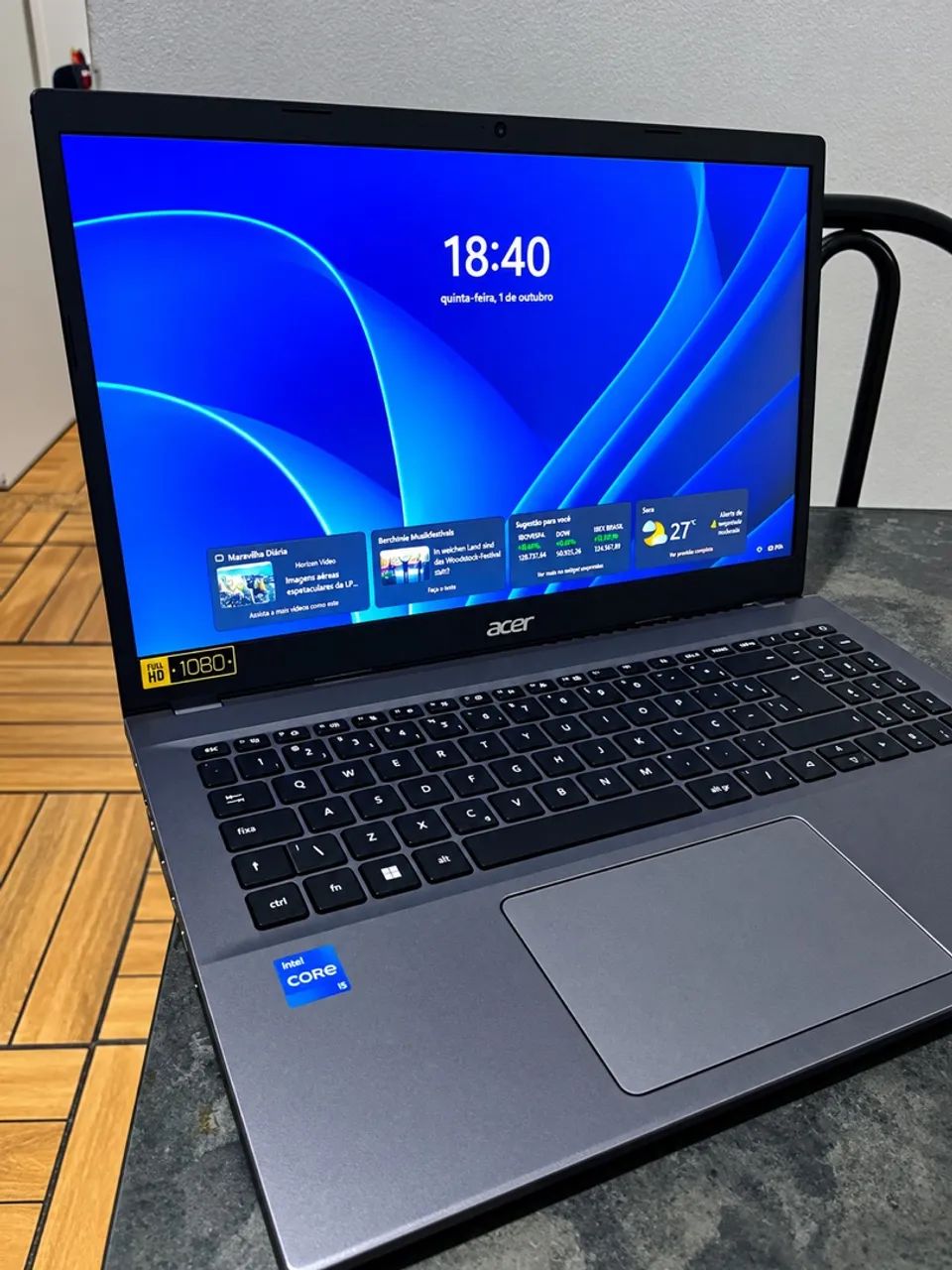 NOTEBOOK ACER I5 12 GERAÇÃO , 8GB, 256SSD - EM ÓTIMO ESTADO - Foto 5